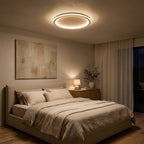 Plafonnier Halo, teintes de blanc