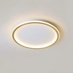 Plafonnier Halo, détail de la finition or brossé