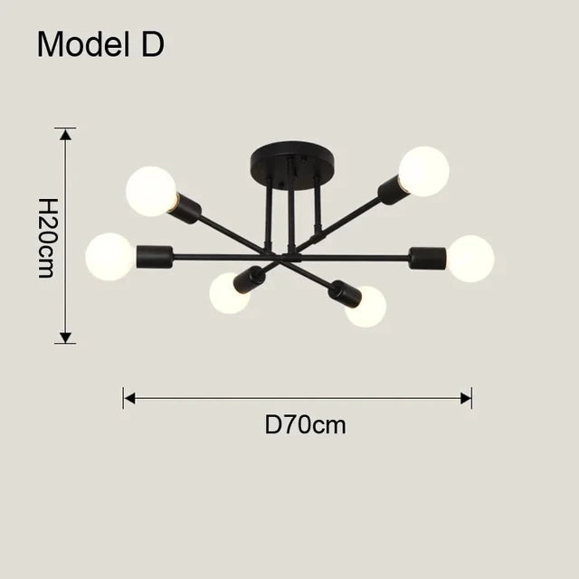 Nordic Minimalist LED Chandelier
