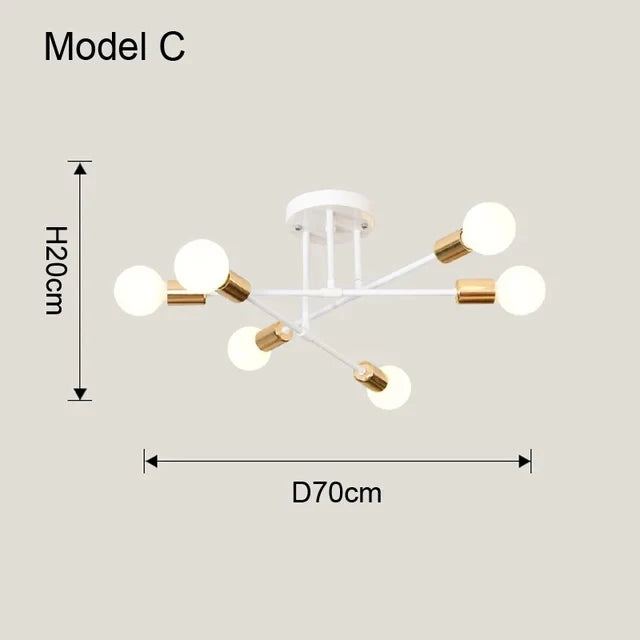 Nordic Minimalist LED Chandelier