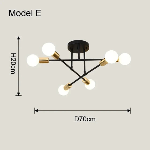 Nordic Minimalist LED Chandelier