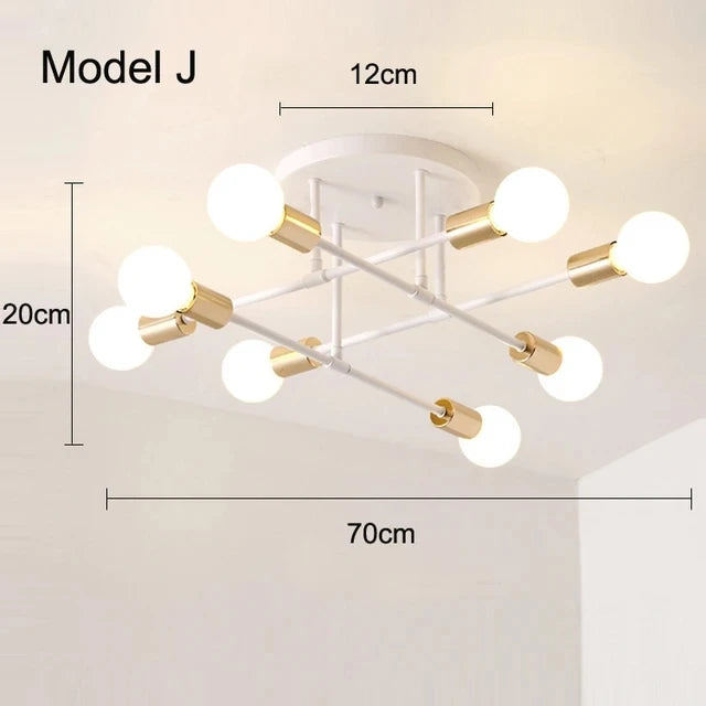 Nordic Minimalist LED Chandelier