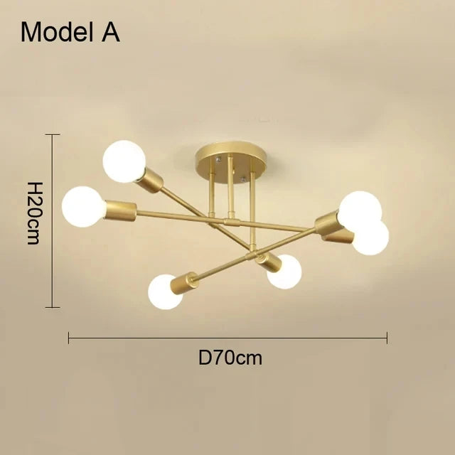 Nordic Minimalist LED Chandelier