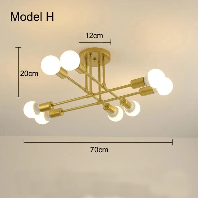 Nordic Minimalist LED Chandelier