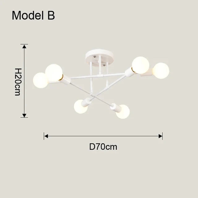 Nordic Minimalist LED Chandelier