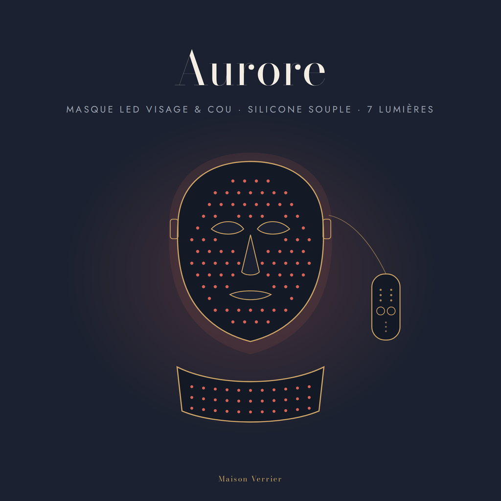 Masque LED visage et cou Aurore
