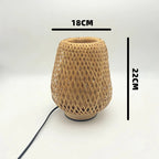 Dimensions de la lampe Bourrée : 18 cm de large, 22 cm de haut