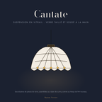 Suspension en vitrail Cantate