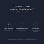 Le vitrail assemblé à la main au ruban de cuivre