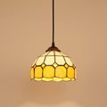 Suspension en vitrail Cantate, coloris Miel