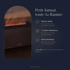 Diffuseur flamme compact Vibrato : flamme réaliste, couleurs et arrêt automatique