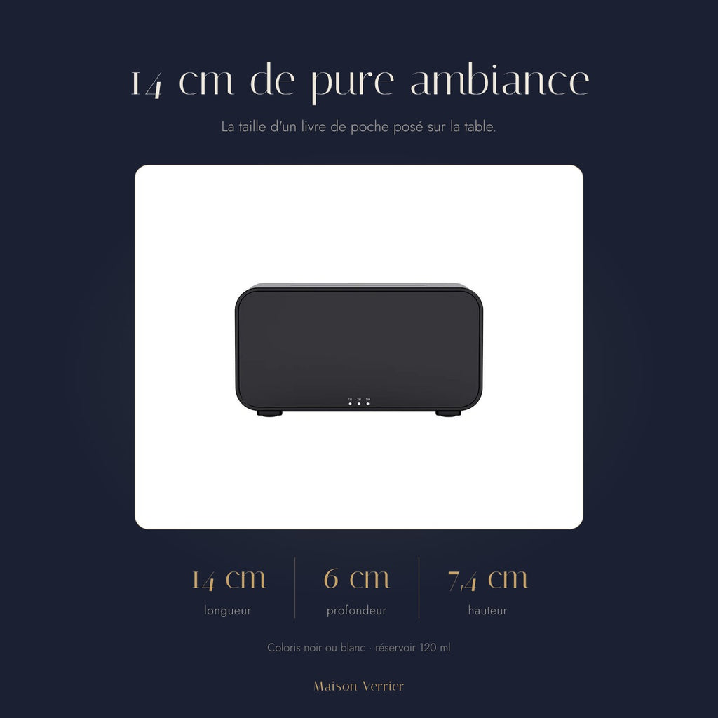 Diffuseur flamme compact Vibrato : dimensions