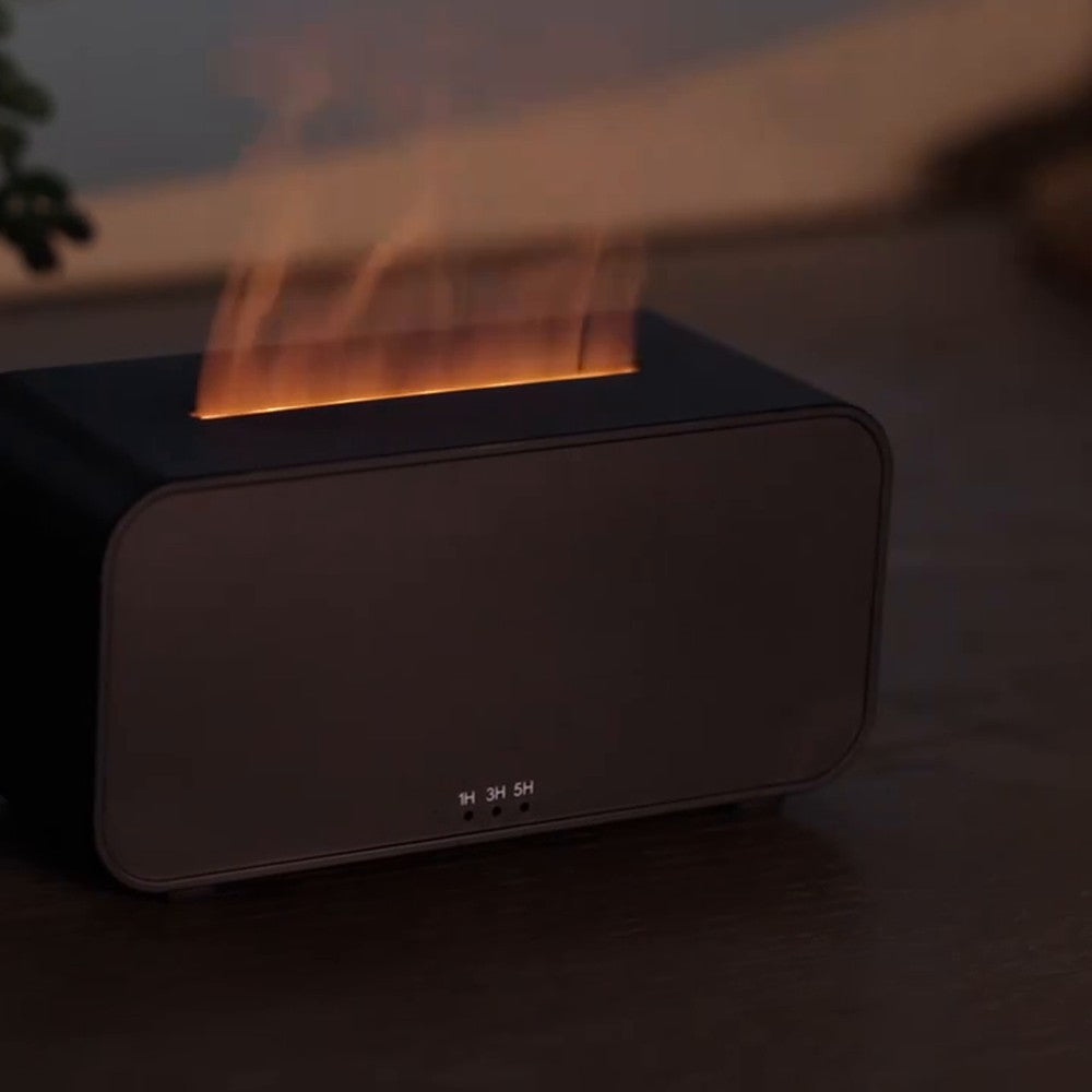 Diffuseur flamme compact Vibrato : flamme allumée