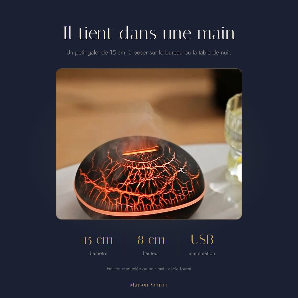 Diffuseur galet Cadence : dimensions