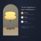 Lampe Fantaisie : lumière chaude, neutre ou froide, intensité réglable