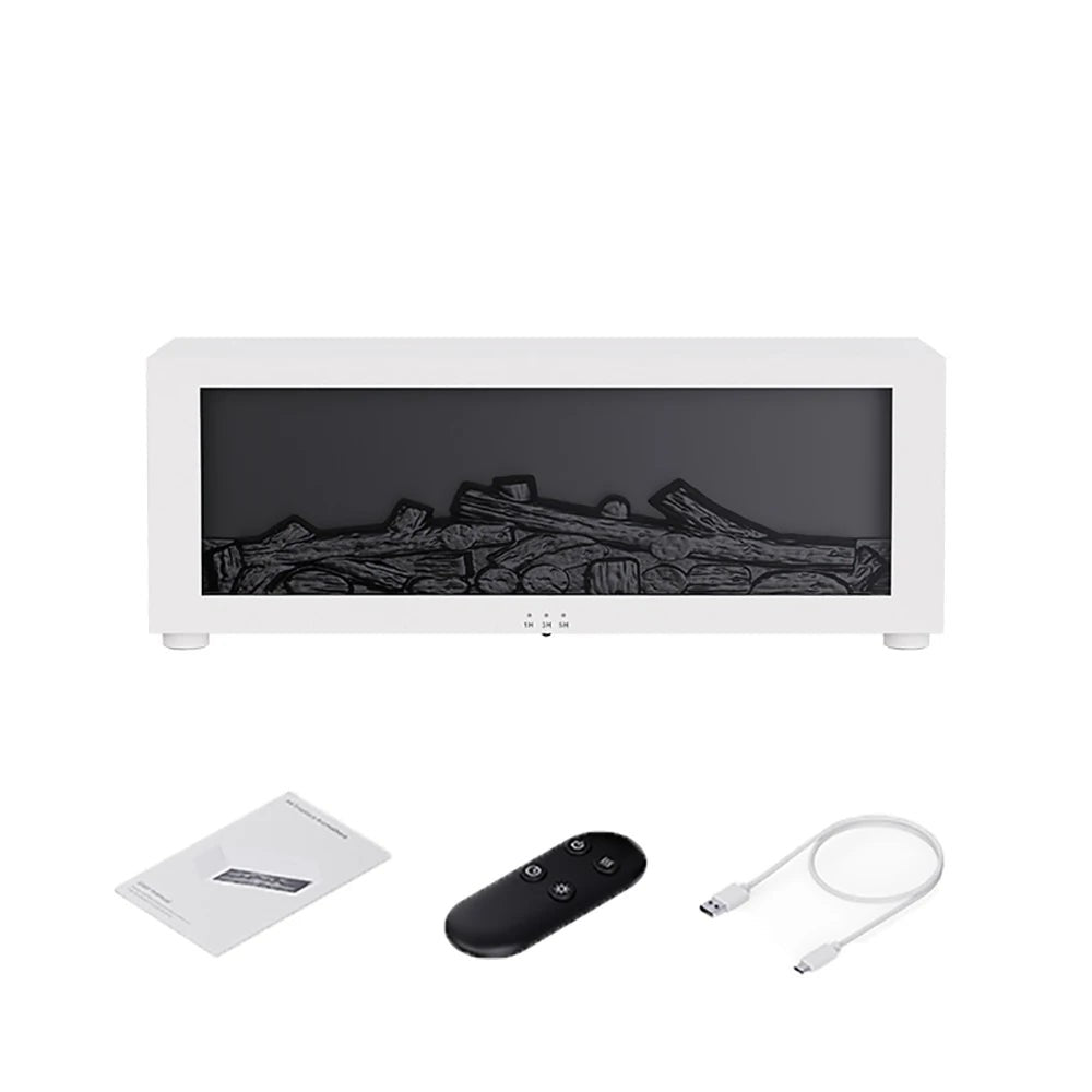 Humidificateur cheminée Rhapsodie : coloris blanc