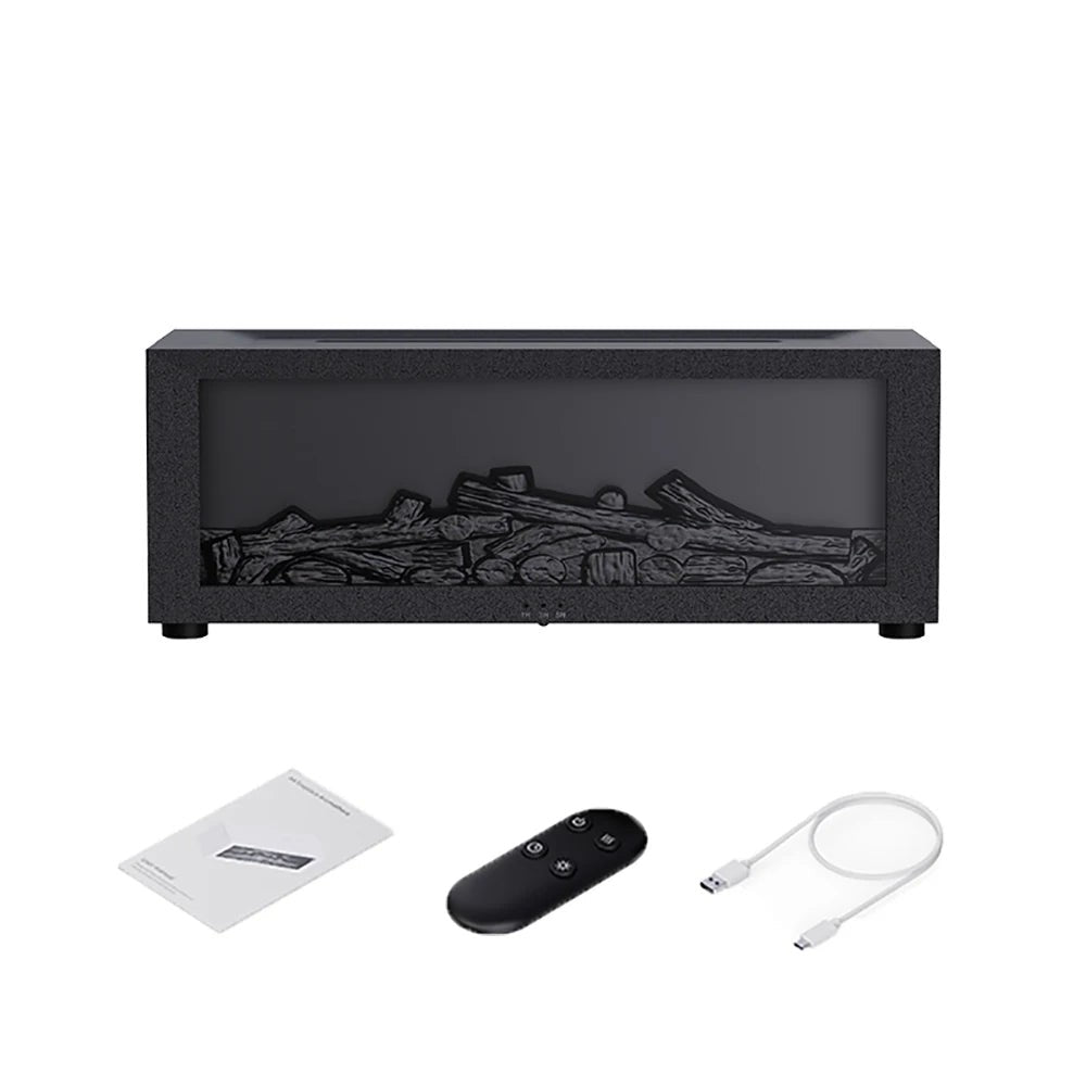 Humidificateur cheminée Rhapsodie : coloris noir