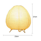 Dimensions de la lampe Pavane : 23 cm de large, 21 cm de haut